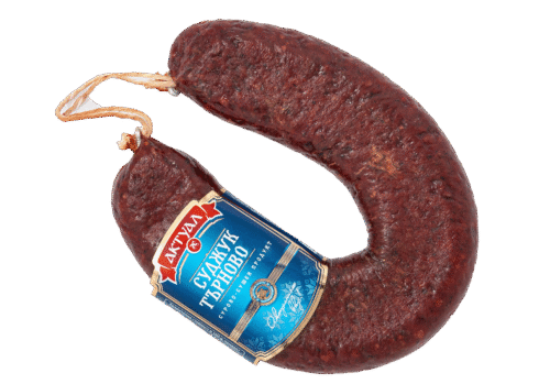 Суджук Търново, сурово сушен продукт от говеждо месо, sudjuk Tarnovo, raw-dry giudem
